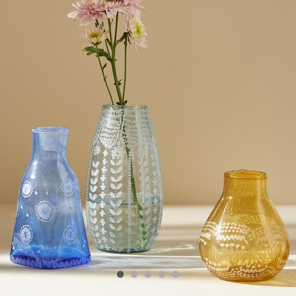 By Anthropologie Vivi Glass Bud Vase in Gold - Picture 9 of 13